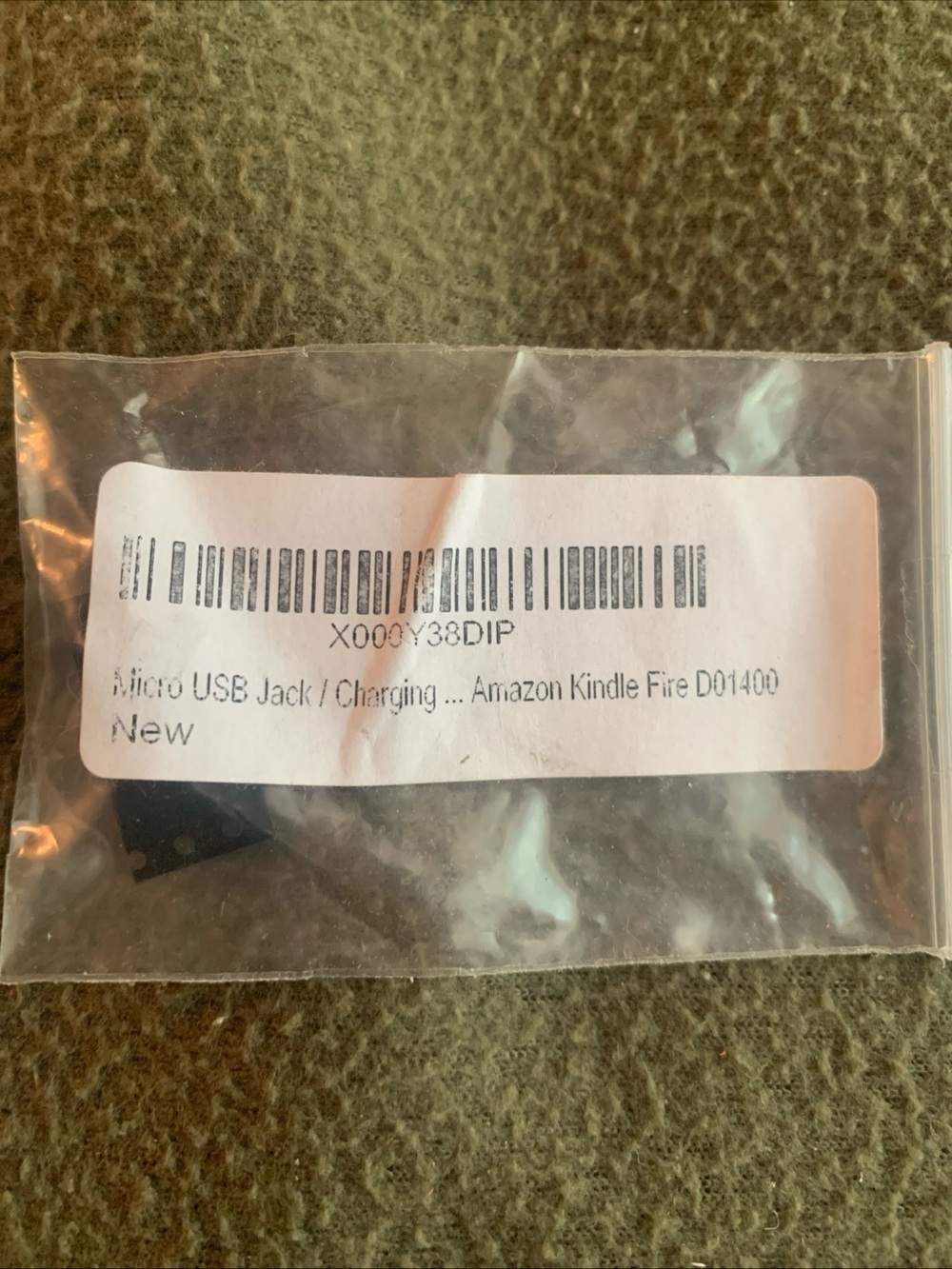 NIP Micro USB Jack/Charging Receptacle Replacement For Amazon Kindle Fire.